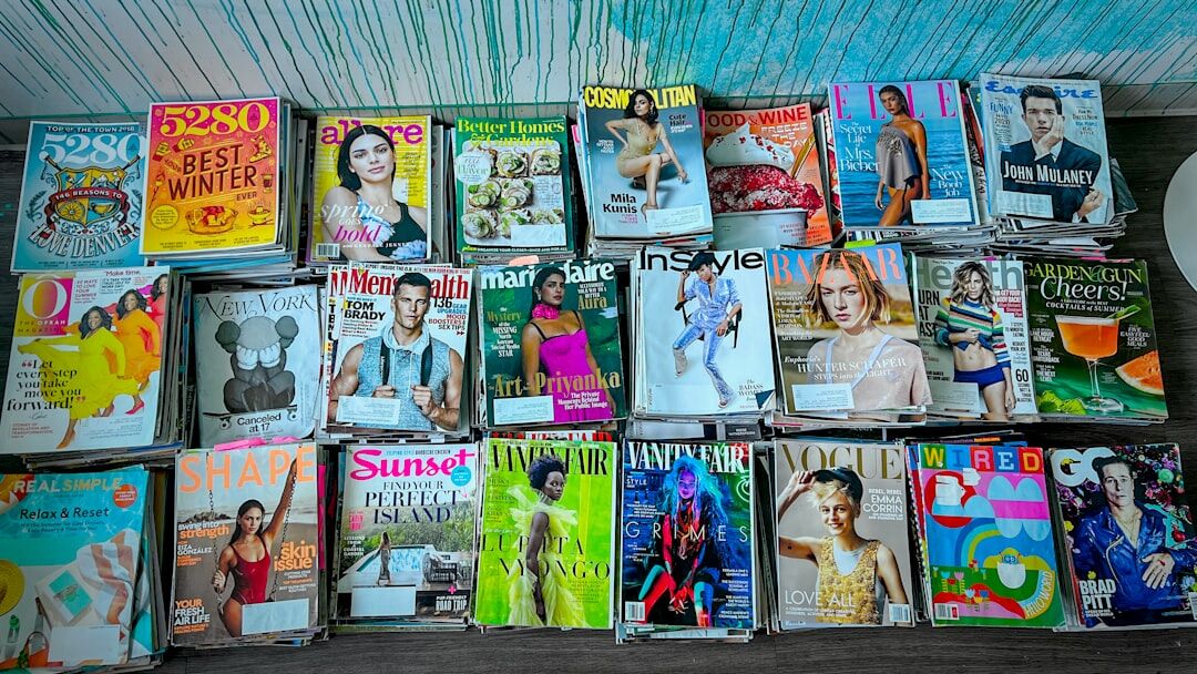 vintage magazine collection