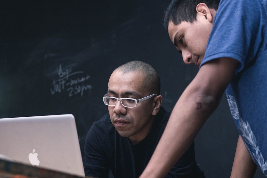 senior designer mentoring junior